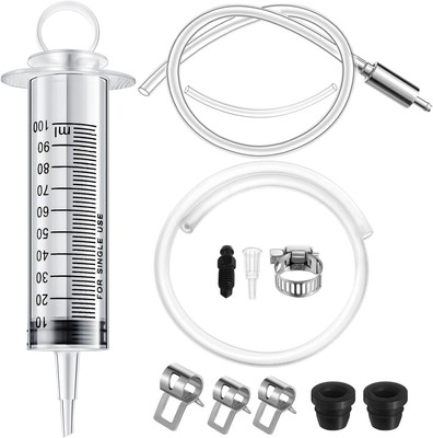 Brake Bleed Kit Hydraulic Disc Clutches Bleeding Includes 100ml Syringe... 