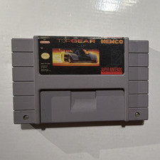Kemco Top Gear - Super Nintendo SNES Racing Game Cartridge