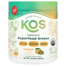 Organic Superfood Greens, Mango, 9.38 oz (266 g)
