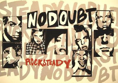 NO DOUBT POSTKARTE # 1 ROCKSTEADY POSTCARD