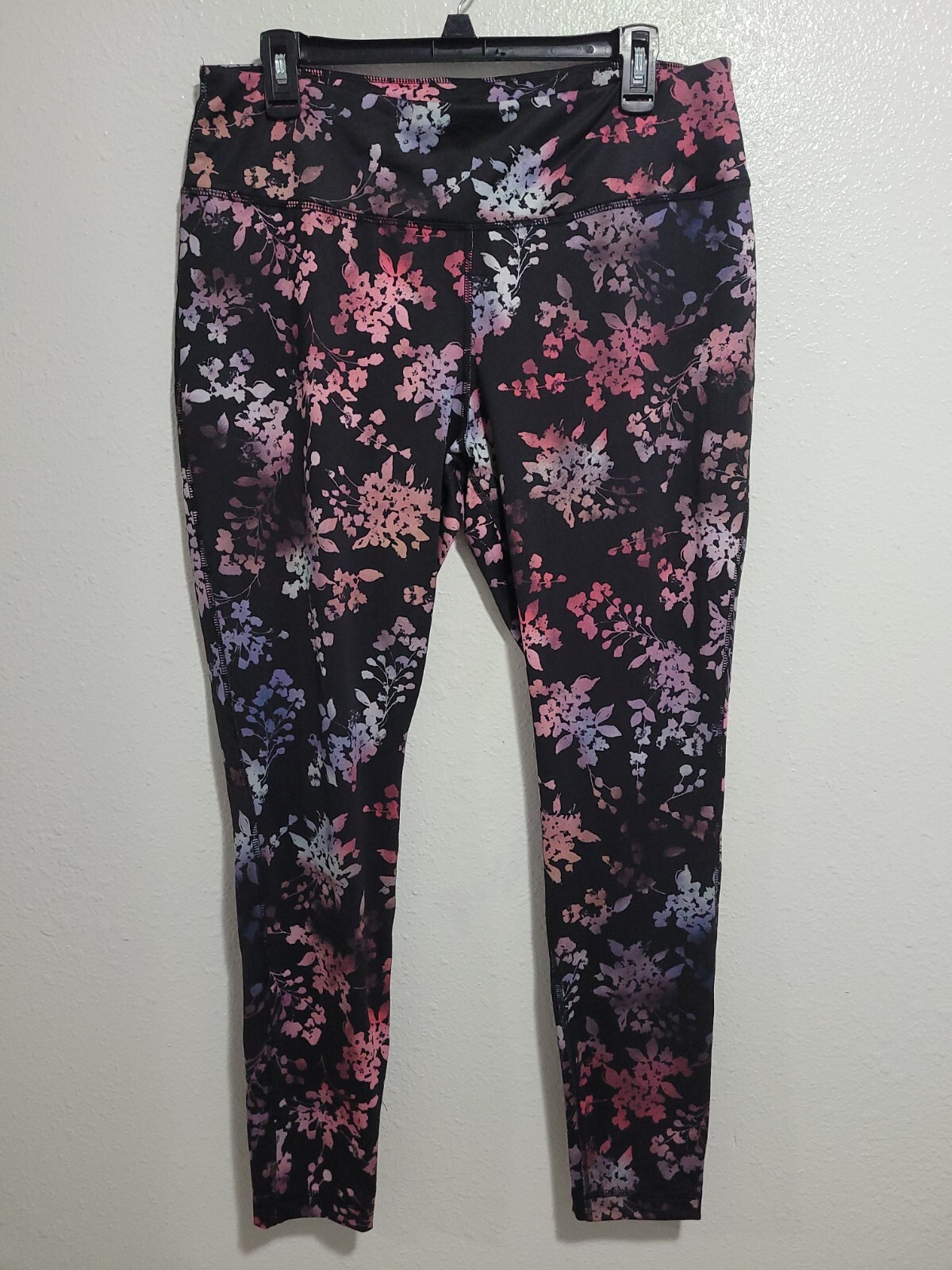 ZELOS Women's Leggings Activewear Floral Multicolor MidRise Stretch.Size XL eBay