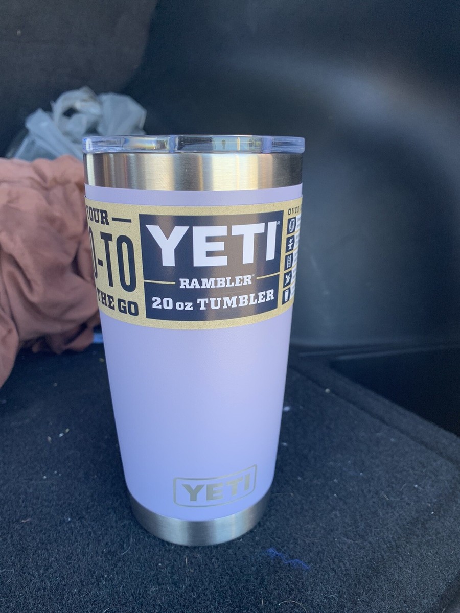 希少カラー　YETI Rambler 20 oz Tumbler ラベンダー Rare Cosmic Lilac Yeti rambler 20oz tumbler NEW Lavender