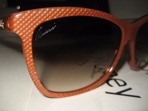 NUEVO GUCCI 3675/S Mujer Marco de Plástico GG Logotipo Oro Metal Templo Gafas de Sol Estuche - Imagen 7 de 12