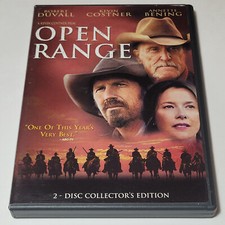 Open Range DVD, 2003 Kevin Costner Robert Duvall Annette Bening Free Shipping