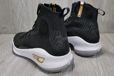 New Under Armour Curry 4“More Dimes” 2017 Black White 1298306-001