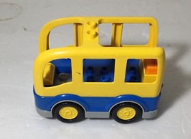 2014 LEGO DUPLO TOWN SET# 10528-SCHOOL BUS 26Pcs 3Figs INSTRUCTIONS  NO BOX