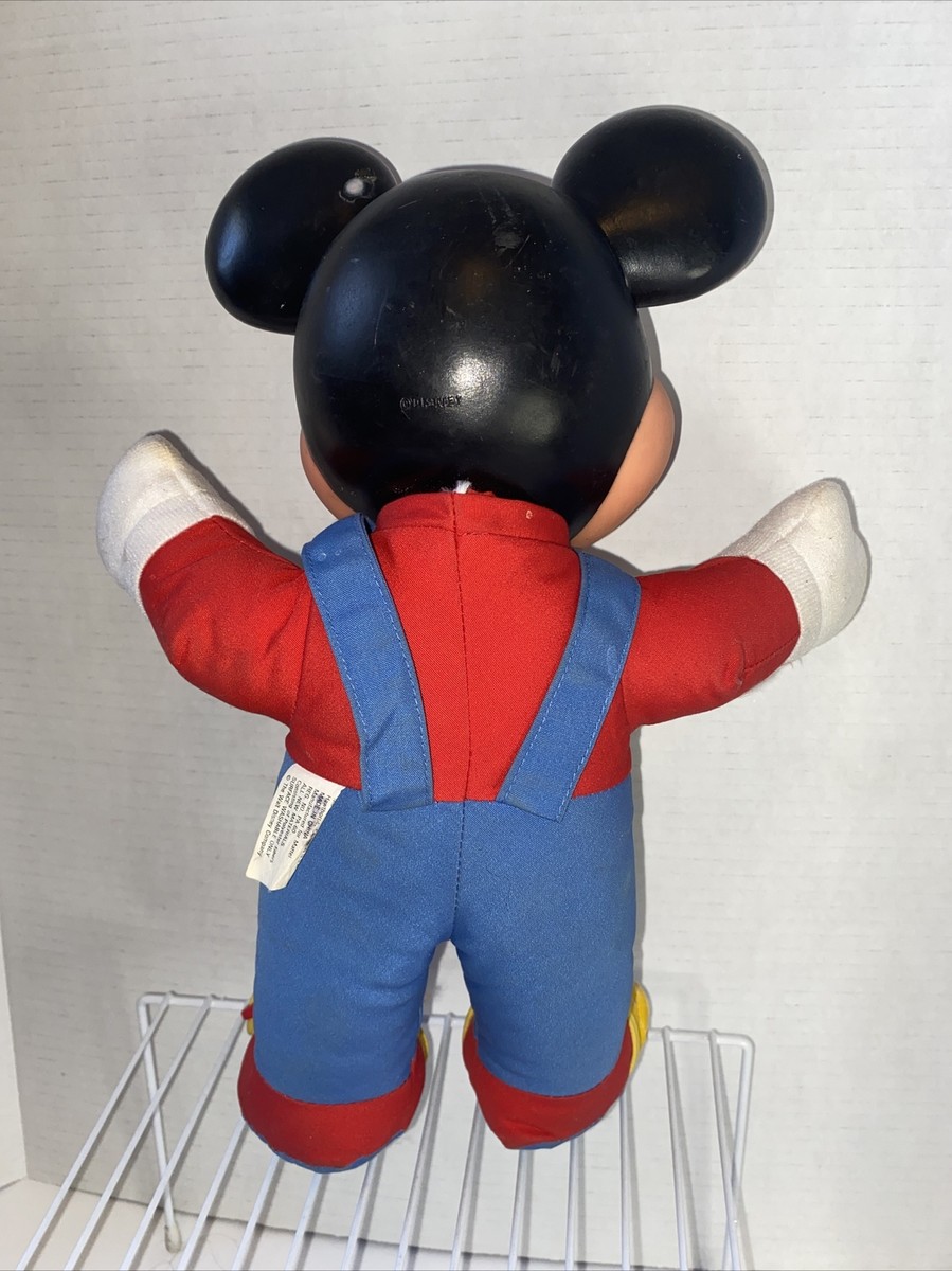 Vintage 80s Micky デイズニー リバーシブル ミッキー 程度良好 Walt Disney Mickey Mouse Disney Dancer Collectible VTG Toy
