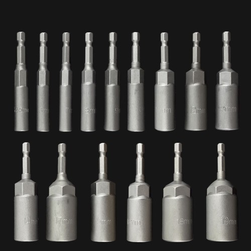 Non-Magnetic Hex Socket Wind Batch Sleeve Drill Bits Adapter Deepen Dia 6mm~18mm - Picture 7 of 12