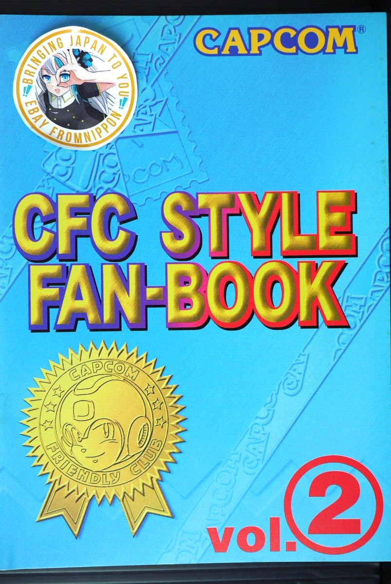 Capcom Friendly Club CFC Style Fan Book vol.2 Mega Man 8, Red