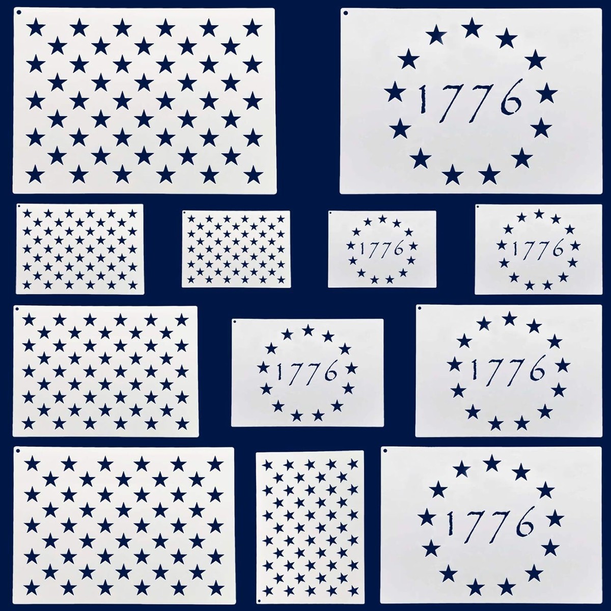 American Flag 50 Star Stencils and 13 Stars 1776 Templates, Flag... | eBay american-flag-50-star-stencils-and-13-stars-1776-templates-flag-ebay