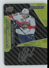 2020-21 UD Engrained Synthesis Carbon Fiber Autographs Aleksander Barkov Florida