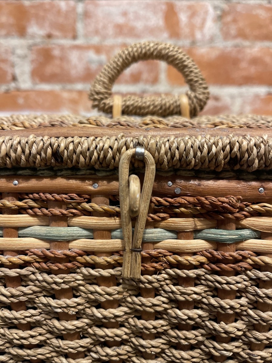 Vintage Sewing Basket Made In West Germany With Compartment