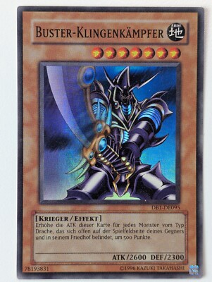 Buster-Klingenkämpfer DB1-DE095 Super Rare EX DE YUGIOH