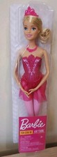 Barbie Ballerina Doll with Ballerina Outfit, Tutu, Sculpted Toe Shoes New In Box