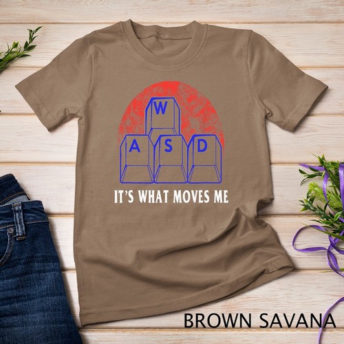 WASD It's What Moves Me - Divertida PC Gamer Computadora Nerd Regalo 2 Camiseta Unisex - Imagen 2 de 15