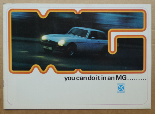 MG Midget MK3, MGB Roadster, GT and V8. UK market brochure. 1974. Pub. no. 3054. - Picture 1 of 2