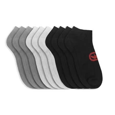 20 Pairs of Ecko Men's Basic Quick Dry No Show Athletic Socks