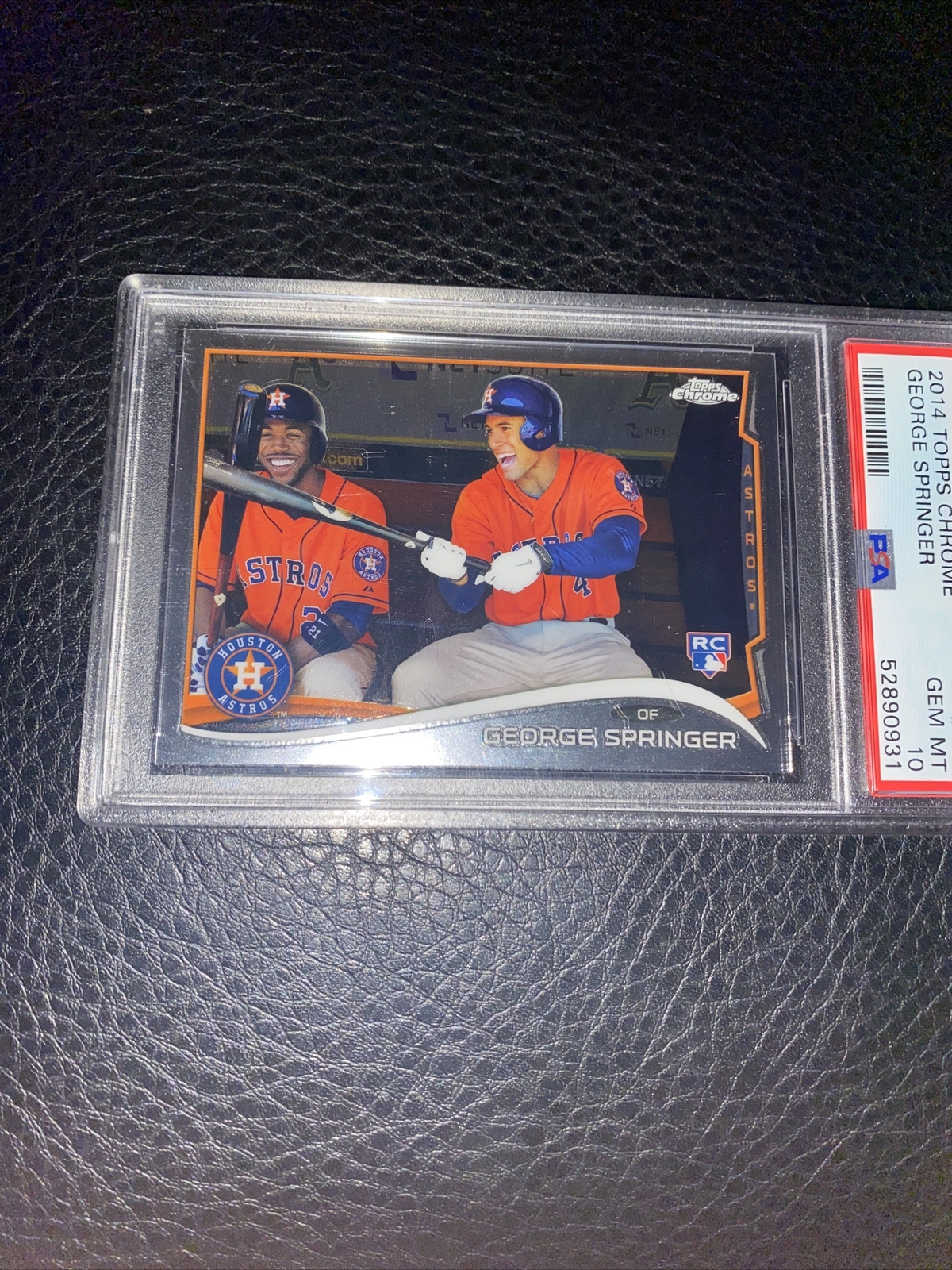George Springer 2014 Topps Chrome 138 RC Rookie PSA 10 Gem Mint POP 88
