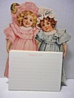Victorian Die-cut LITTLE GIRLS Magnetic Shopping List by Gallery Graphics Hood’s