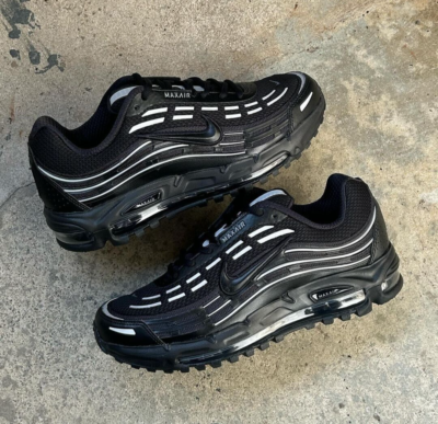 Nike Air Max TL 2.5 Black Metallic Silver FZ4110-002 Men's Fashion