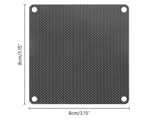 8cm 80mm Mesh PVC PC Cooling Fan Dust Filter cover for Computer Inverter etc - Picture 6 of 6