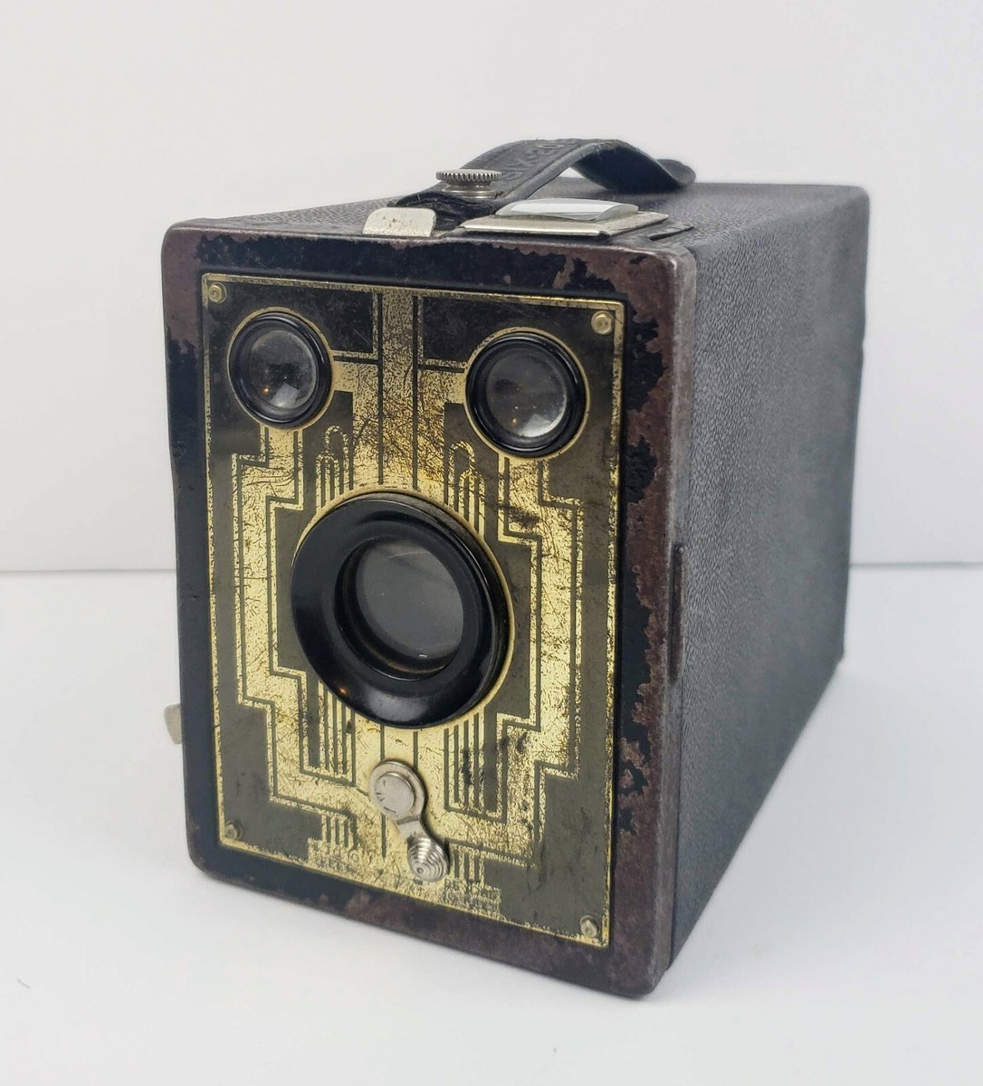 Vintage 1930's Kodak Brownie Box Camera Target Brownie Six-20 Art