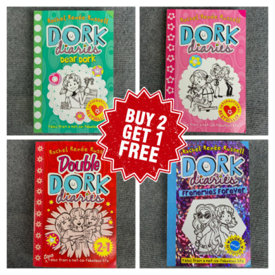 Rachel Renee Russell Dork Diaries CHOOSE Your TITLES Save Post Buy 2 Get 1 FREE 