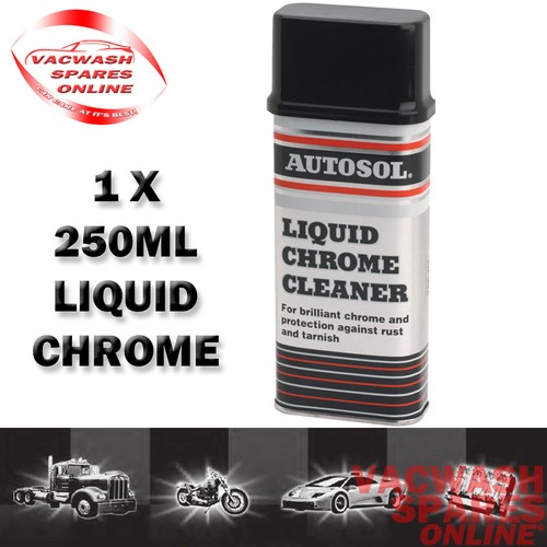 AUTOSOL SOLVO LIQUID CHROME CLEANER 250ML METAL POLISH CLEANER CARS BIKES TRUCK eBay