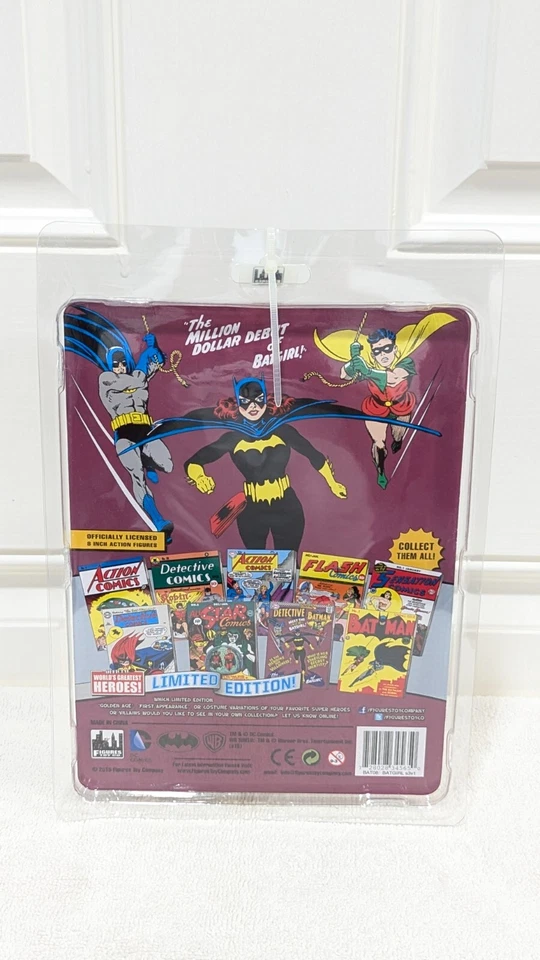 Figuras Toy Co. DC Comics Batgirl con capucha extraíble 2015 ¡Retro y como nueva!! Foto 4 de 4