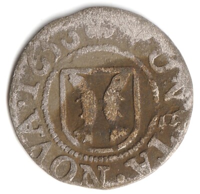 1653 German States Essen 8 Heller Unlisted Date Small Silver Rare Free Shipping
