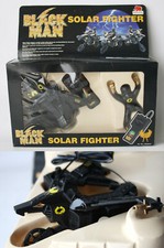 RARE VINTAGE 80'S BLACK MAN SOLAR FIGHTER SPACE EURO PLAY WEST GERMANY NEW 