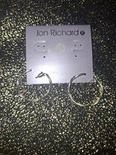 Image of Jon Richard Earrings Cubic Zirconia Gift Party