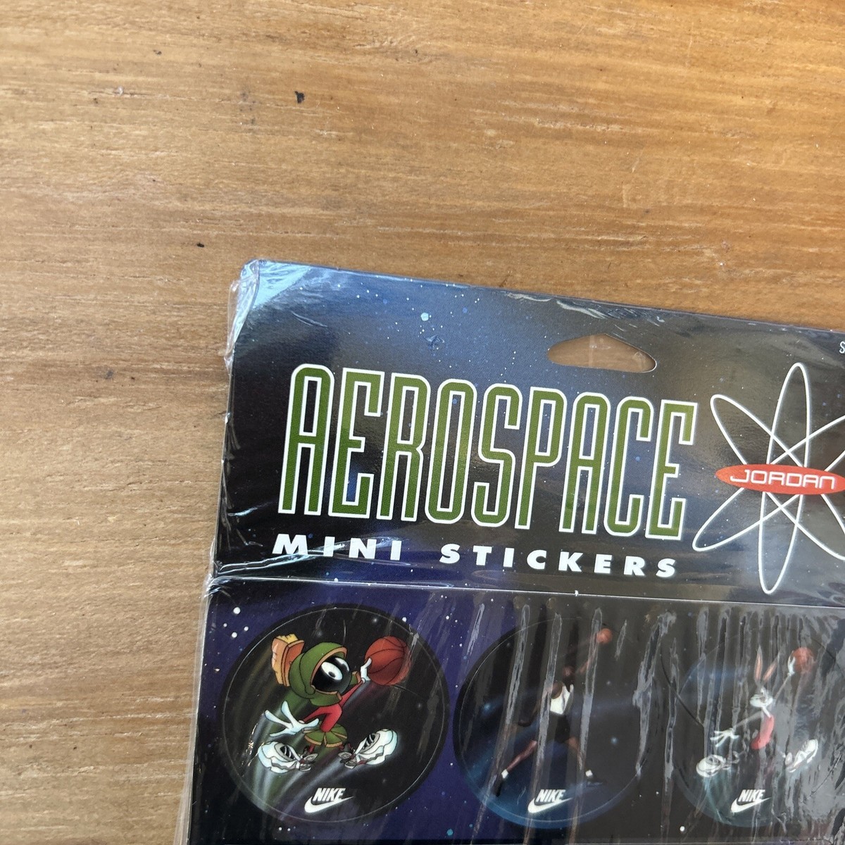 ＠NIKE AEROSPACE (JORDAN) ステッカーセット (1993) Nike Aerospace Mini Sticker Sheet 1993 Michael Jordan Looney Tunes