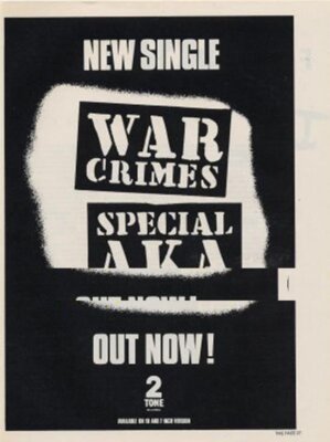 Special AKA Specials 'The Face' advert #4 JKL
