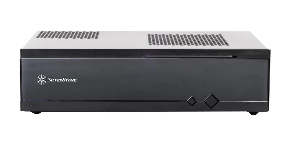 SilverStone SST-ML05B - Milo Mini-ITX kompaktes HTPC Desktop Gehäuse schwarz - Bild 3 von 4