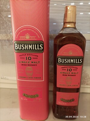 (39,99 /l) Bushmills 10 J. Sherry Cask Irish Whiskey 46,0% 1,0l Triple Distilled
