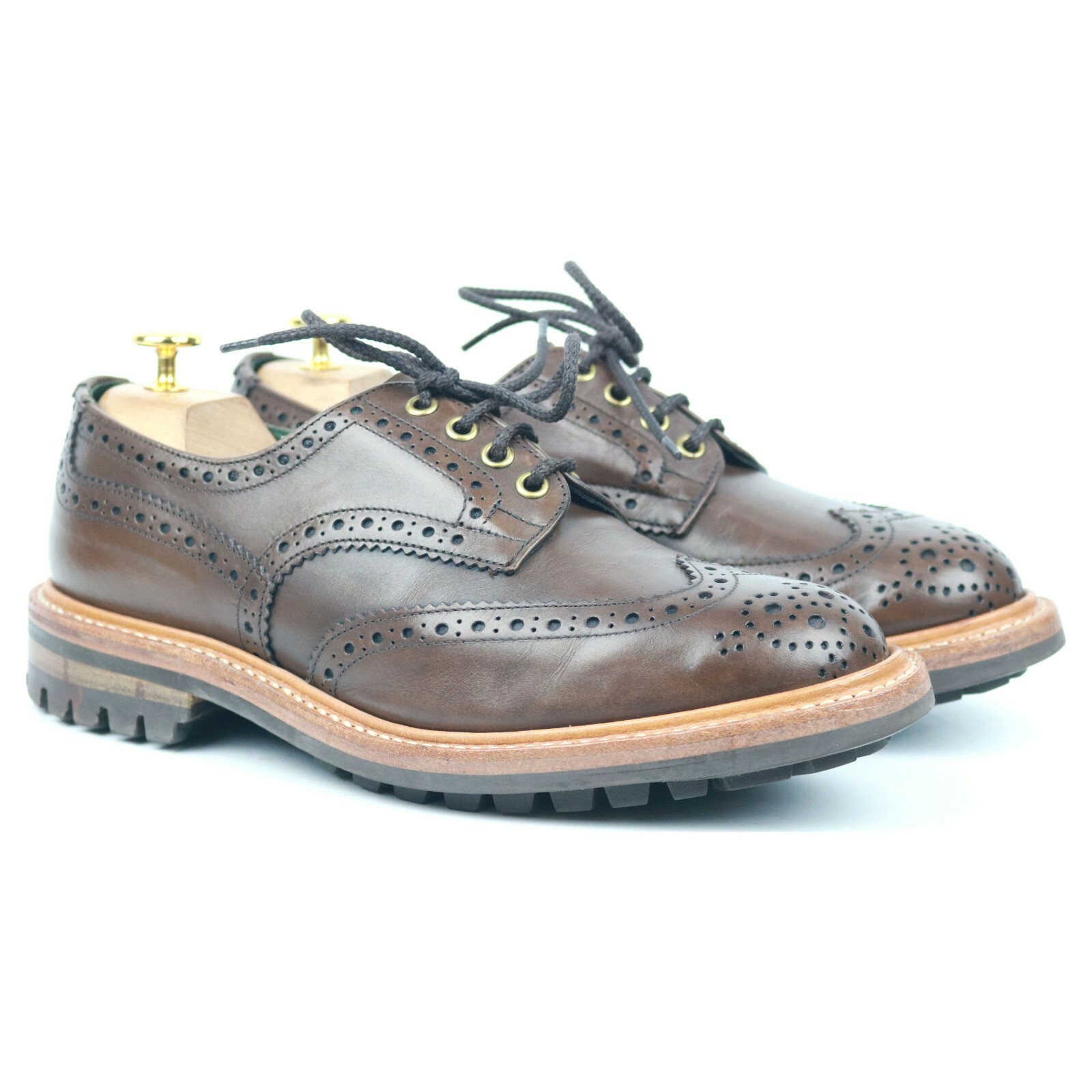 Tricker's 'Bourton' braun Leather Country Derby Brogues UK 7.5 Tricker's 'Bourton' braun Leather Country Derby Brogues UK 7.5