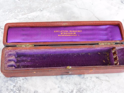 VINTAGE KLAS TORNBLOM ESKIESTUNA MAGASINET SWEDEN STRAIGHT RAZOR 1” - Picture 8 of 8