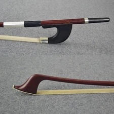 Tourte Model Master Pernambuco 4/4 Size German Bass Bow!