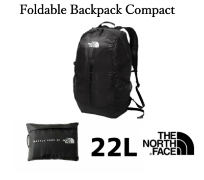 THE NORTH FACE フライトシリーズ THE NORTH FACE Mayfly Pack 22 Foldable Backpack Compact NM62376 K