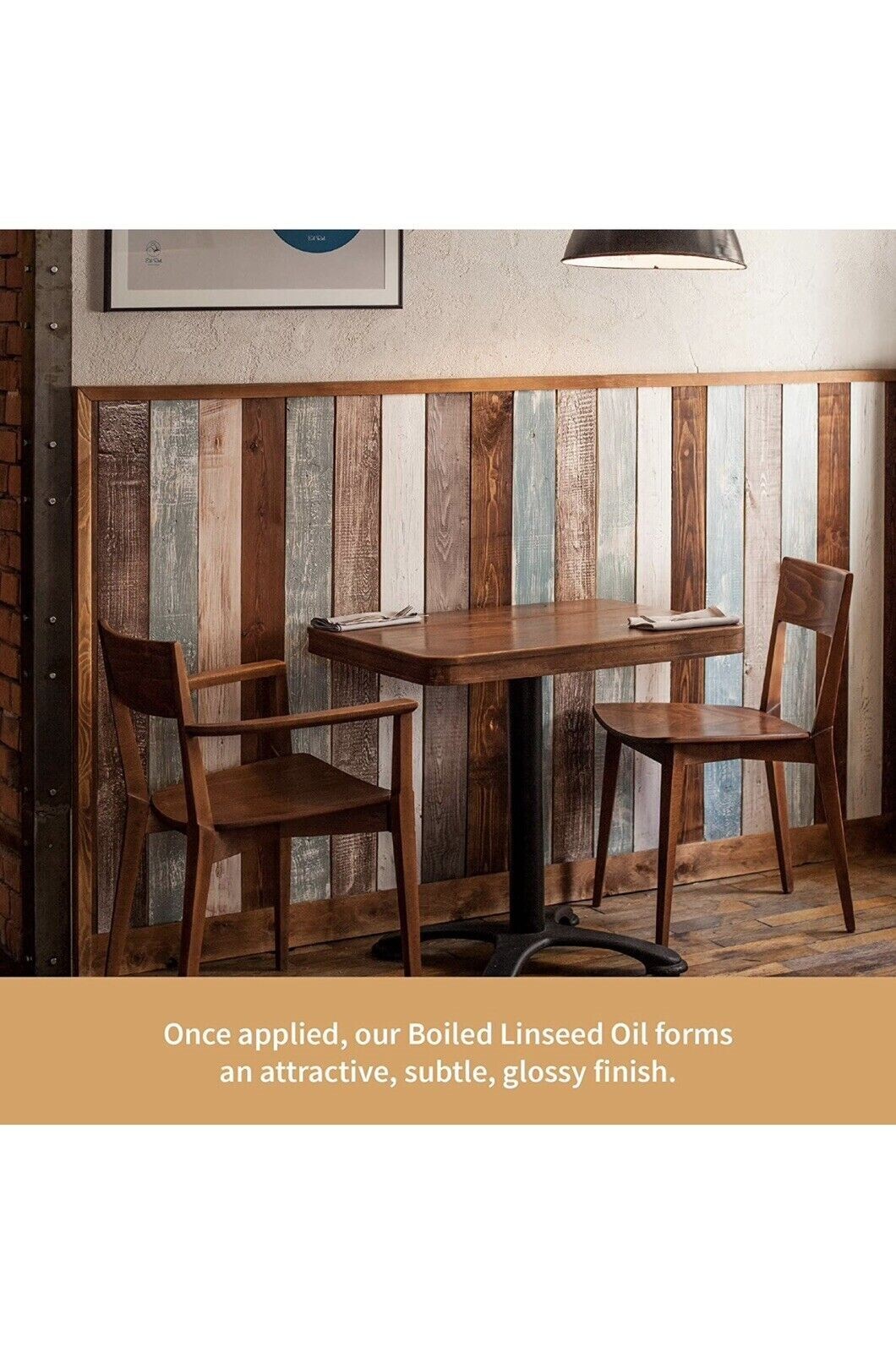 Furniture Clinic Boiled Linseed Oil for Wood Furniture & More Restore a