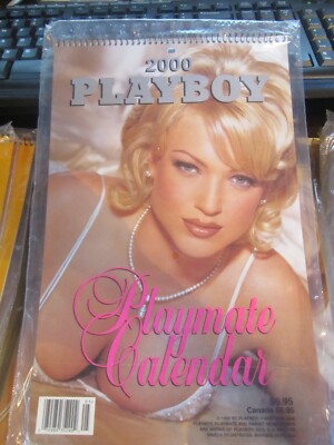 2000 Playboy PLAYMATE 13'' x 8'' Hanging Wall Calendar Brand New Sealed