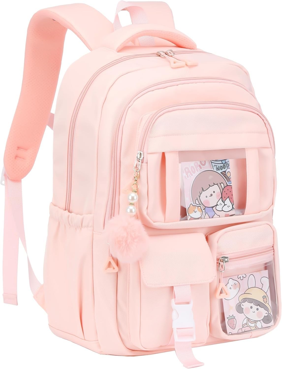 Girls 15.6" For Laptop Travel Sports Pink Teen Girl