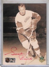 1991-92 Pro Set hockey Gordie Howe authentic autograph IP auto card RED WINGS