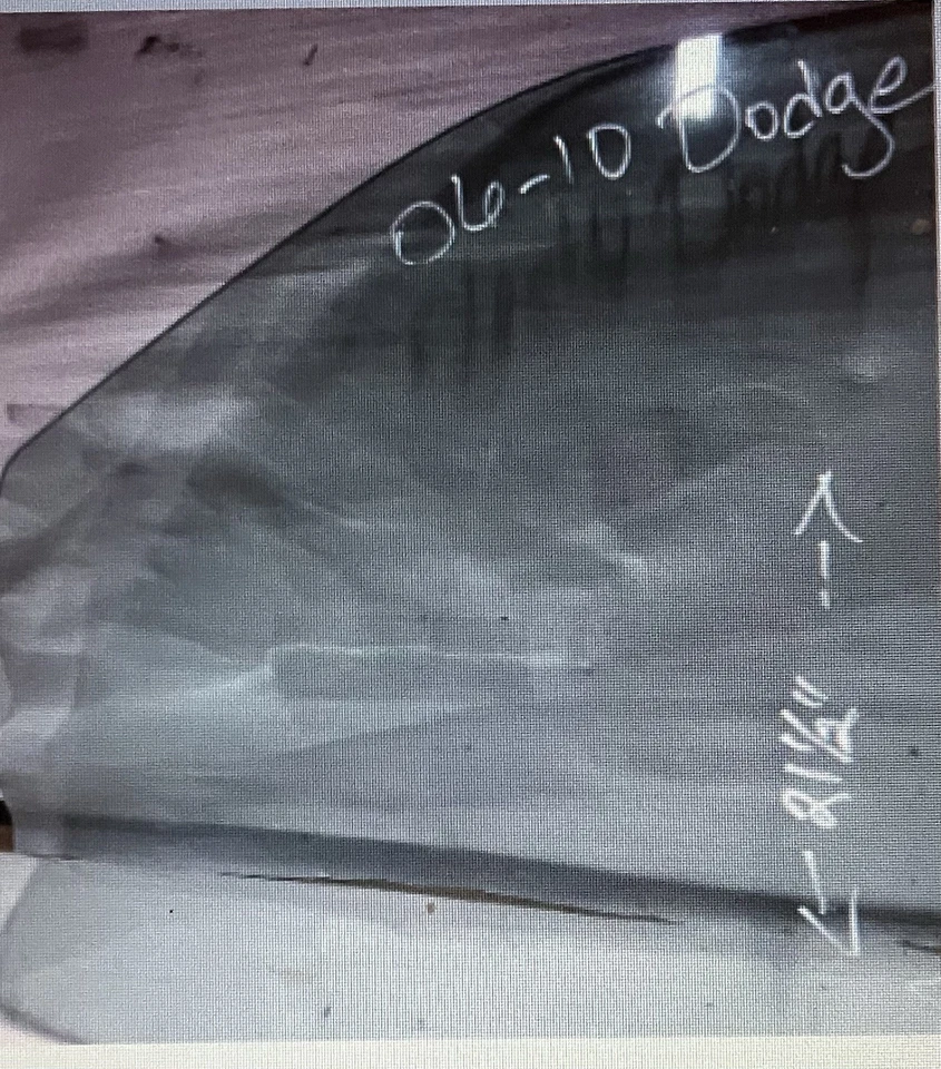 Dodge Charger 2006-2010 puerta delantera del lado del conductor vidrio OEM Foto 4 de 4