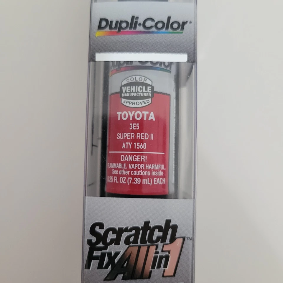 Dupli-Color Scratch Fix All in 1 Car Auto Touch-up Paint Toyota 3E5 Super Red 2 - Image 2 of 3