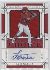 2022 National Treasures Ecklar's Choice Relics 36/49 Luis Garcia V Auto 7m3