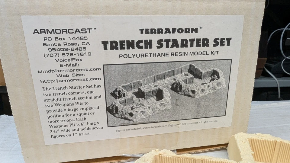 Terraform Armorcast Resin Model Kit [Trench Starter Set] *incomplete - Image 2 of 3
