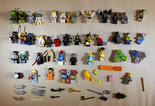 Lot Of 36 Lego Mini-Figures Minifigs - Town City Castle Space Ninjago Star Wars