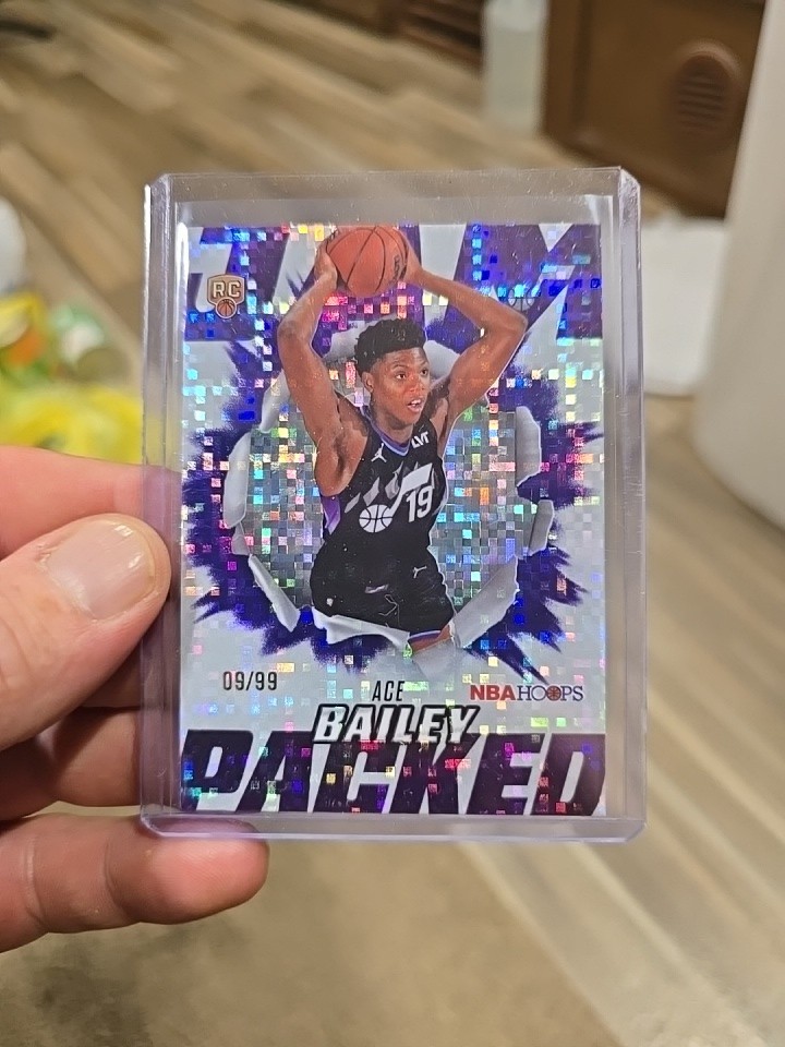 2025-26 Topps NBA Hoops #JP-13 Ace Bailey RC Light Burst purple /99